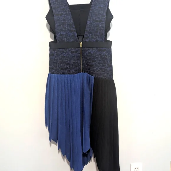 NWOT Self Portrait Sunray Pleated Midi Dress - Picture 7 of 7